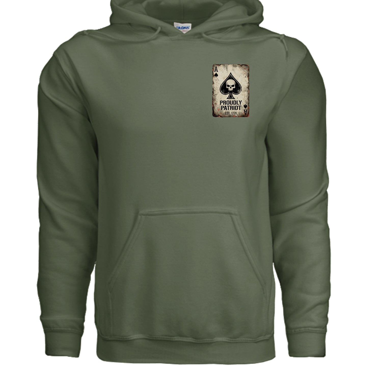 MILITARY GREEN - G185 - FRONT