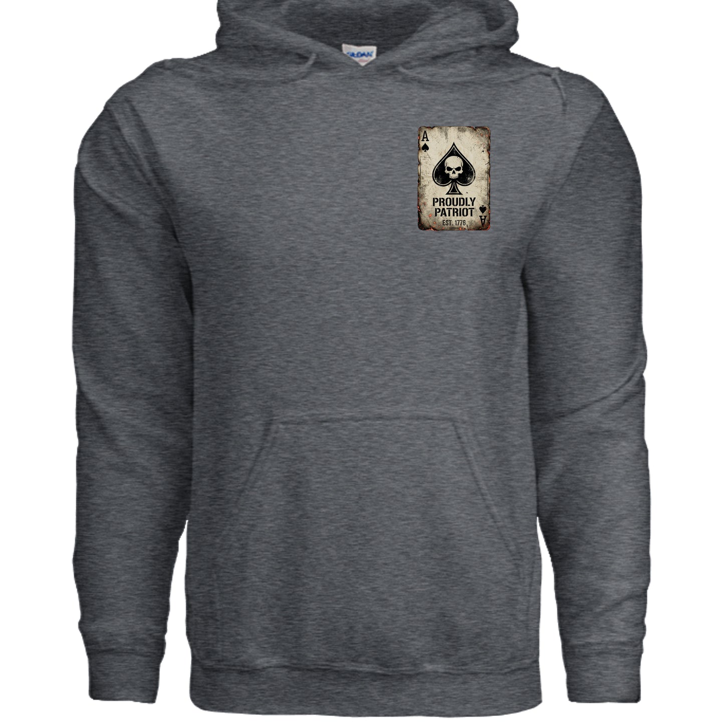 DARK HEATHER - G185 - FRONT