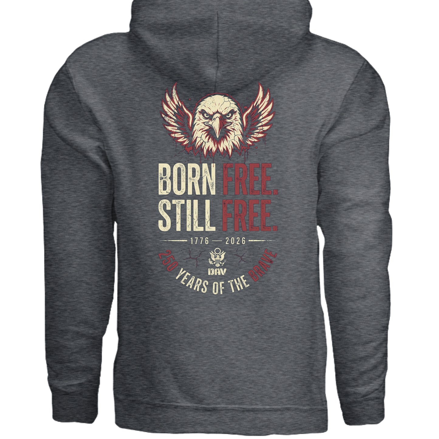 DARK HEATHER - G185 - BACK