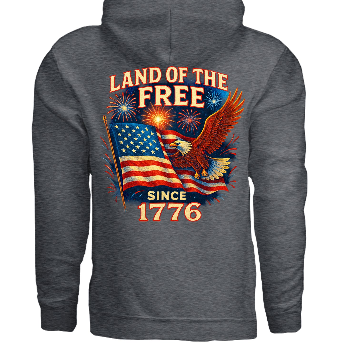 DARK HEATHER - G185 - BACK