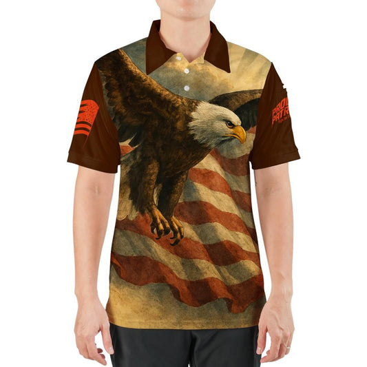All-over Print Tactical Polo Shirt