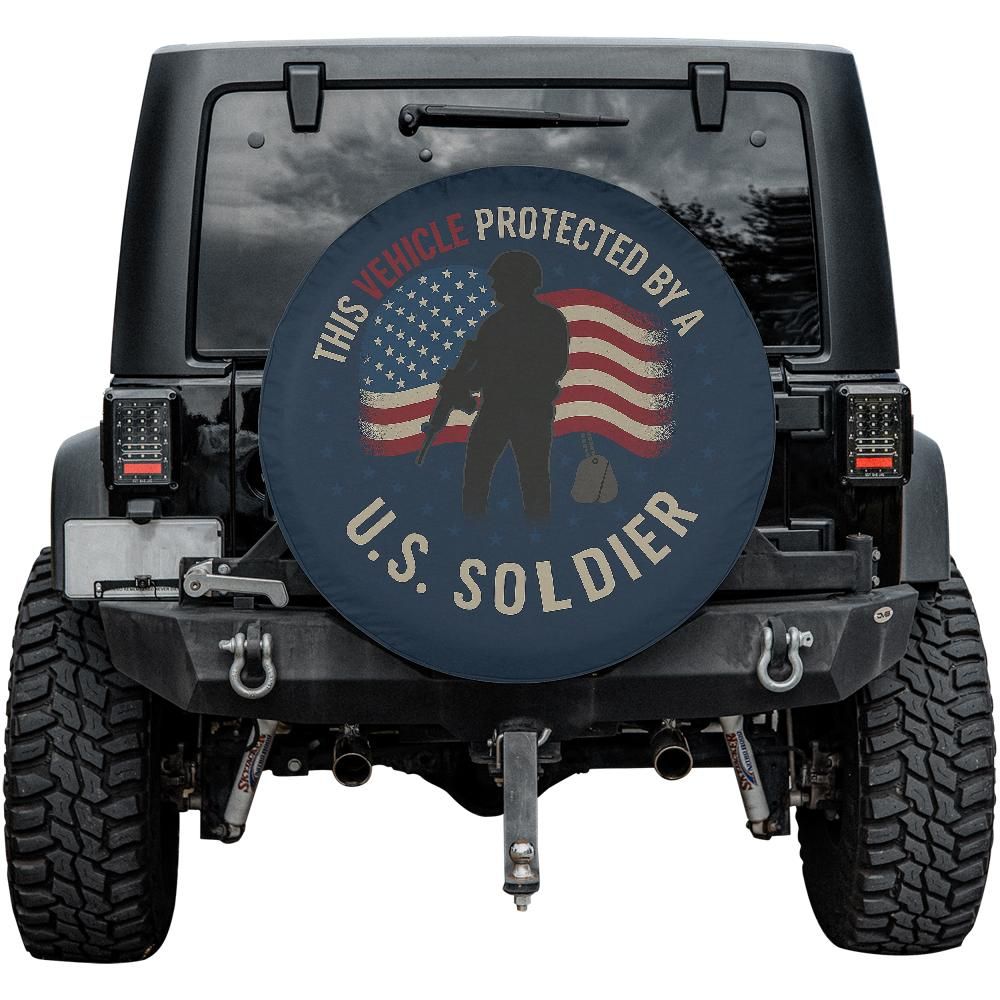 U.S. Soldier Protection Spare Tire Cover